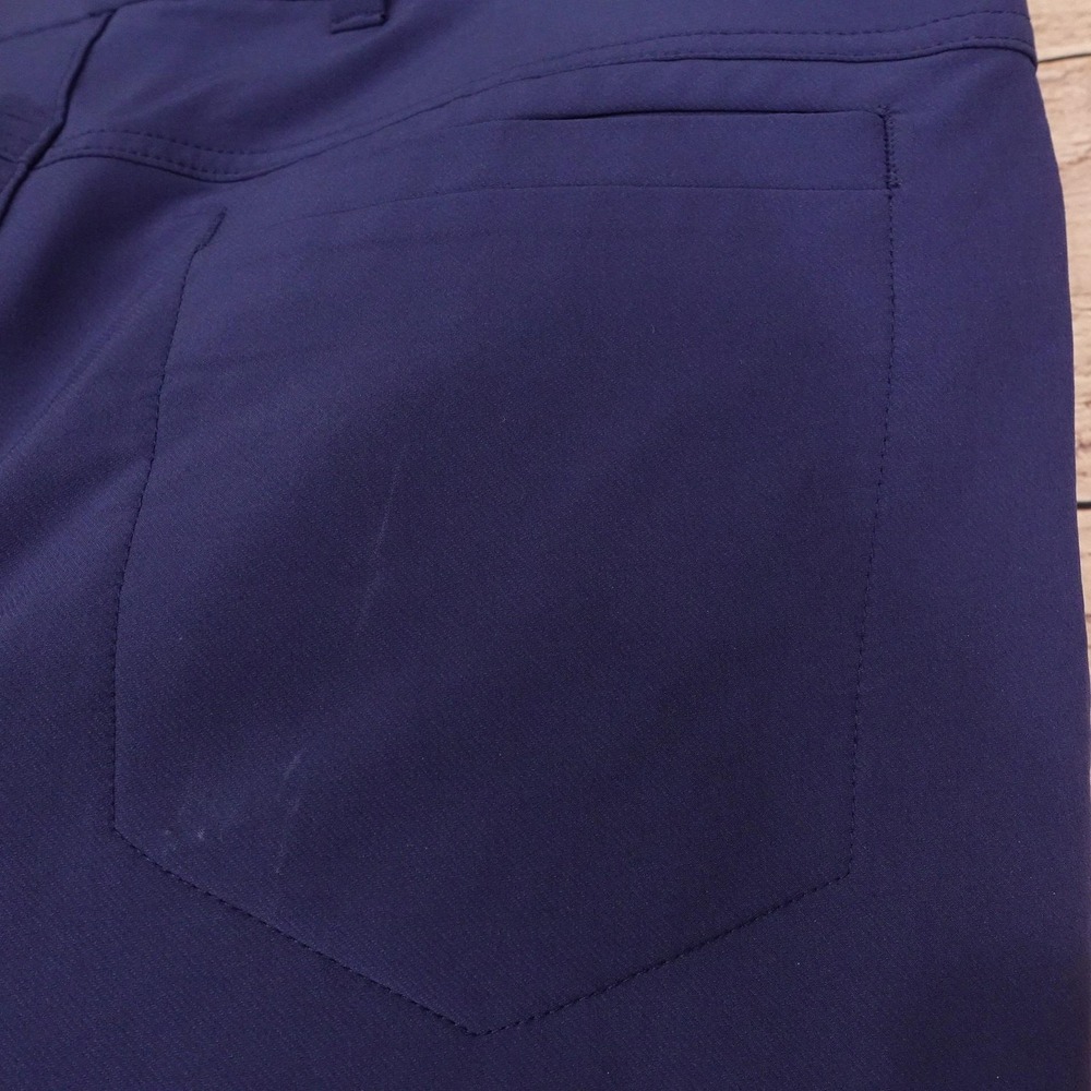Panama Jack Chino Pants Mens 34x30 Blue Regular Fit Stretch Microfiber Tech Golf - Picture 6 of 11